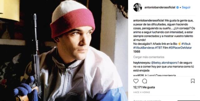 Antonio Banderas pidió disculpas por publicar una controversial foto