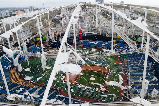 El Tropicana Field podría repararse a tiempo para temporada 2026