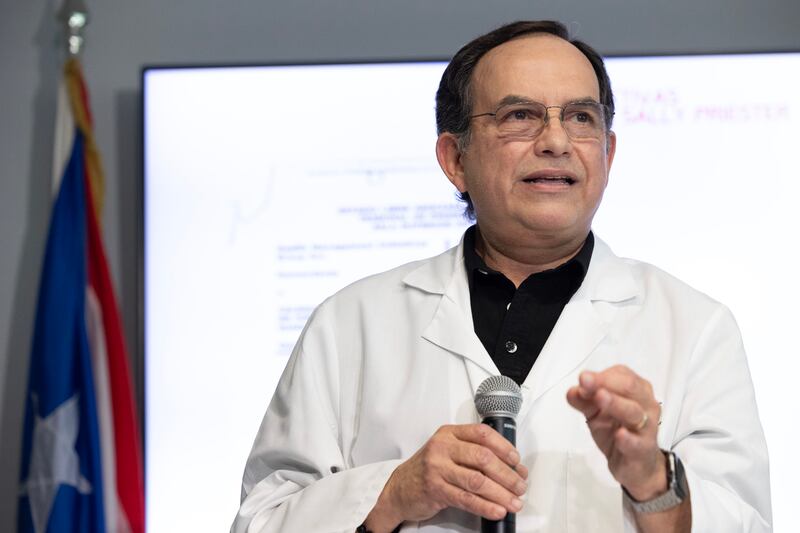 El presidente del Colegio de Médicos Cirujanos de Puerto Rico, Carlos Díaz Vélez. Foto por Vanessa Serra Díaz | Centro de Periodismo Investigativo