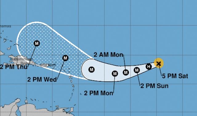 Irma se mantiene como "poderoso huracán" en su ruta al Caribe