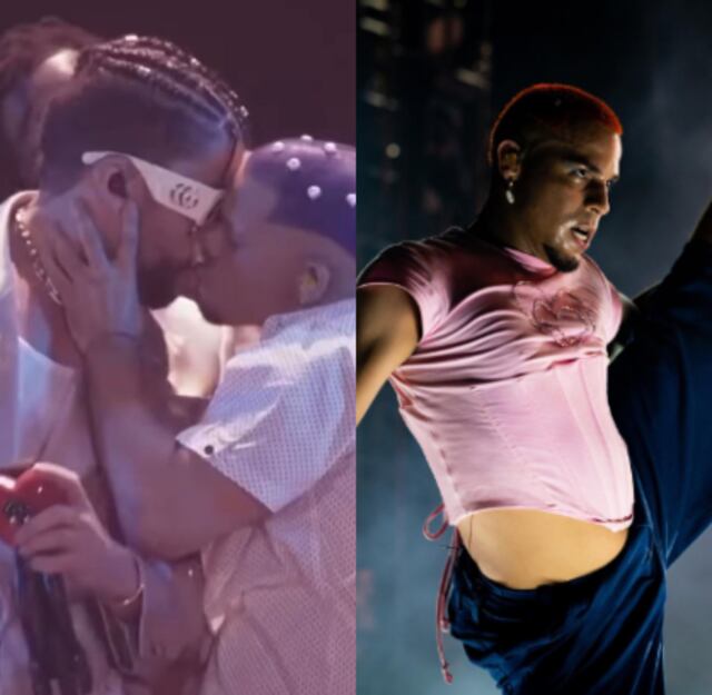 Este es el bailarín que se besó con Bad Bunny en los premios MTV