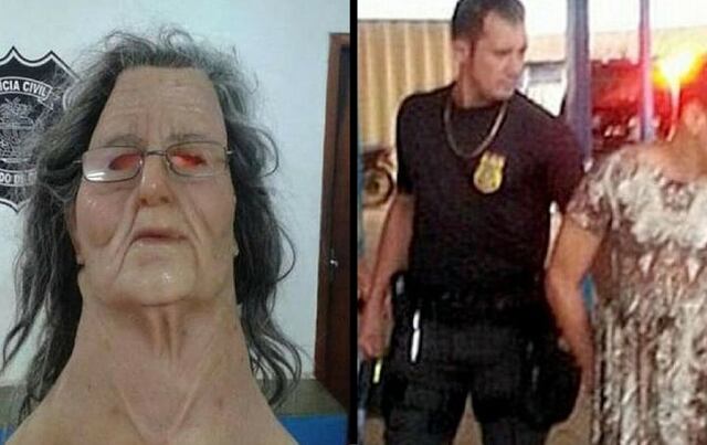 Hombre intenta escapar de la cárcel disfrazado de anciana