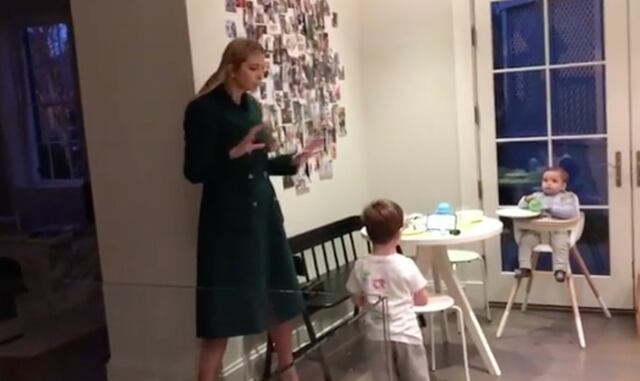 Ivanka Trump comparte en redes divertido video de sus hijos