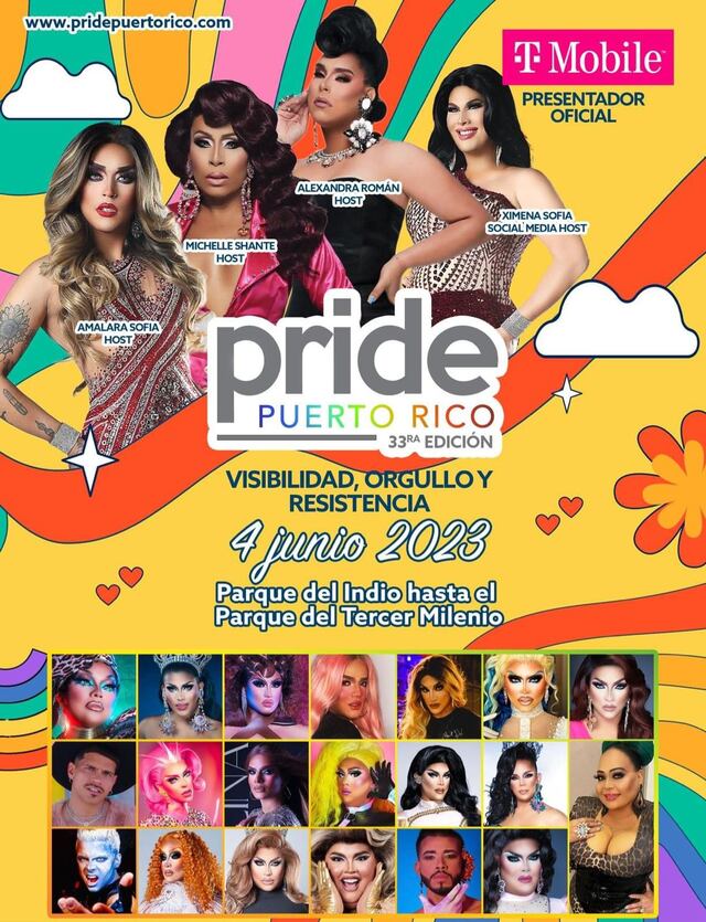 Estas son las transformistas que se darán cita en el ‘Pride Fest Puerto Rico 2023′ en San Juan