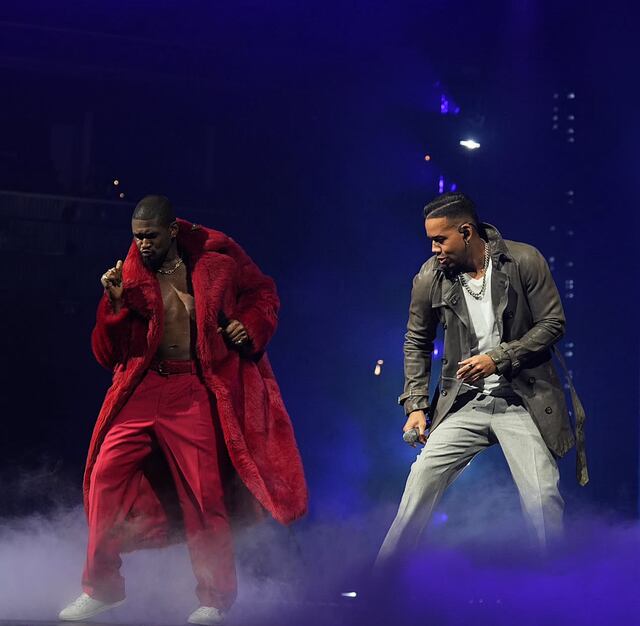 Romeo Santos es el invitado sorpresa en el concierto de Usher en Nueva York