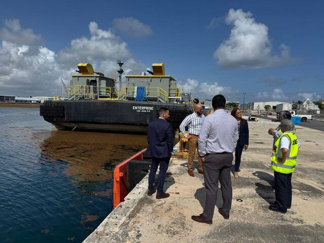 Puertos evalúa alquilar equipo para limpiar el sargazo en la Bahía de San Juan