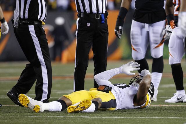 Jugador de los Steelers sufre escalofriante lesión