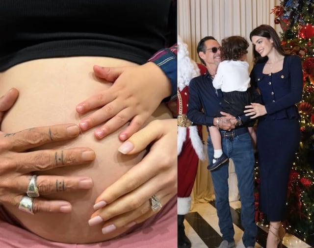 Marc Anthony y Nadia Ferreira esperan una niña