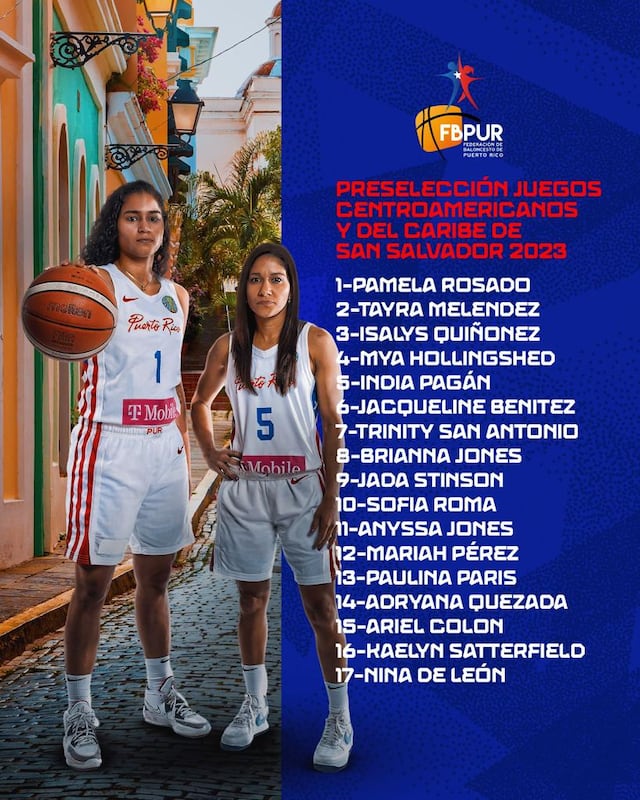 Federación de Baloncesto presenta preselección femenina y masculina para San Salvador 2023