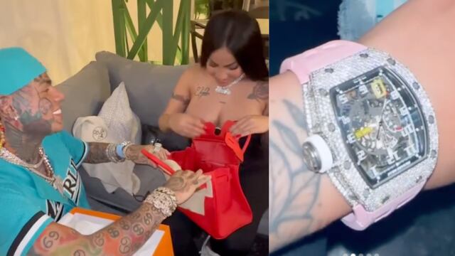 6ix9ine vuelve a sorprender a Yailin con costoso regalo