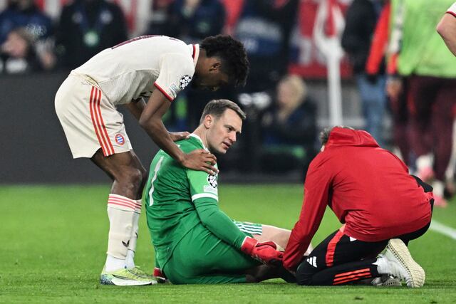 Manuel Neuer podría estar fuera más tiempo de lo esperado con el Bayern