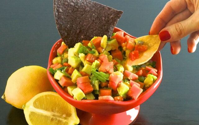Cámbiale el pico… Pico de Gallo de Papaya y Aguacate