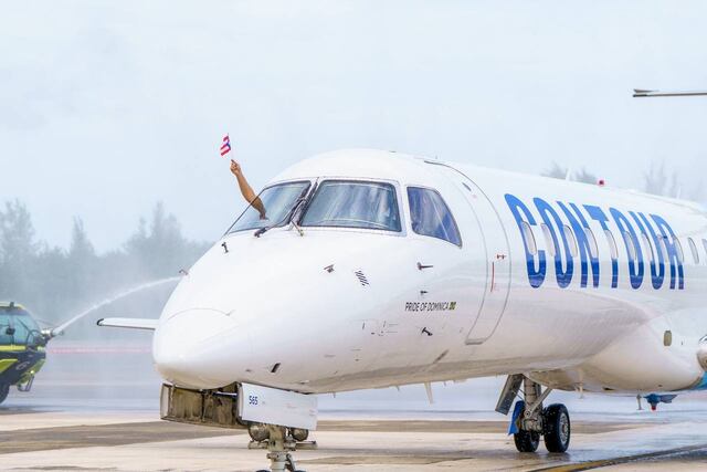 Celebran la llegada de Contour Airlines