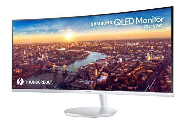 Samsung presenta el primer monitor curvo en el CES 2018