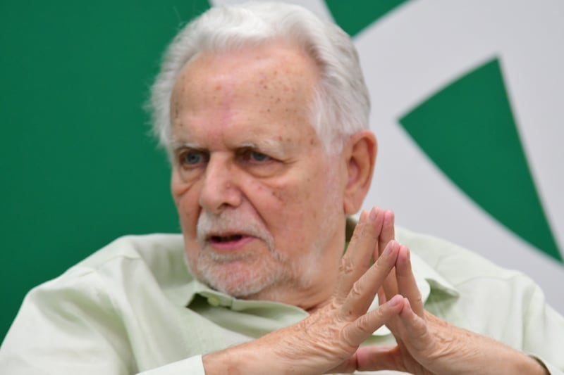 Ruben Berrios Martínez, presidente del Partido Independentista Puertorriqueño. Metro PR 4 de mayo de 2022 foto Dennis A.Jones