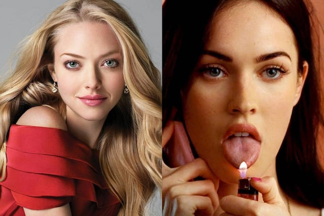 El sensual beso de las actrices Amanda Seyfried y Megan Fox