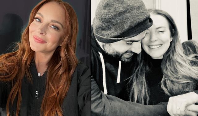 Lindsay Lohan espera su primer bebé junto a su esposo Bader Shammas