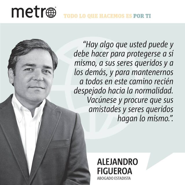 Opinión de Alejandro Figueroa: Para protegerse y proteger a los demás, regresar a la normalidad, vacúnese