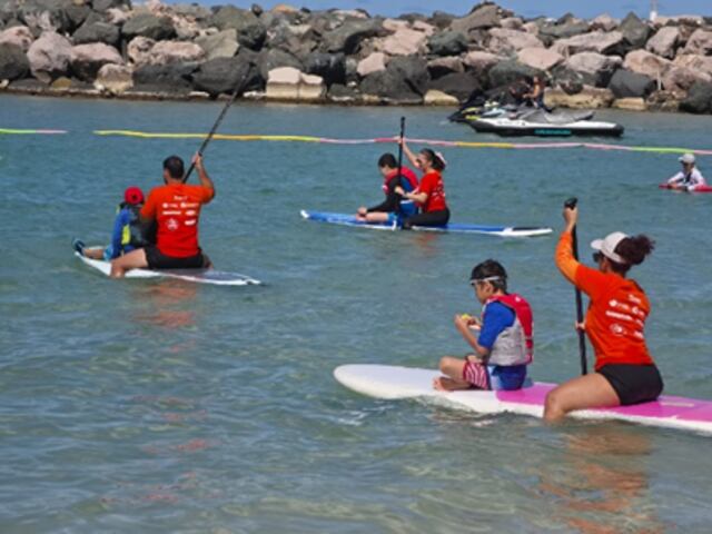 Liga Atlética Policiaca realiza evento “Paddle for Autism” en Aguadilla
