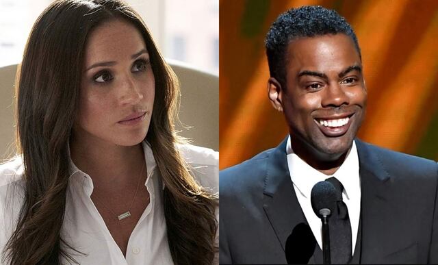 Con su humor Chris Rock se las canta a  Meghan Markle y a la familia real