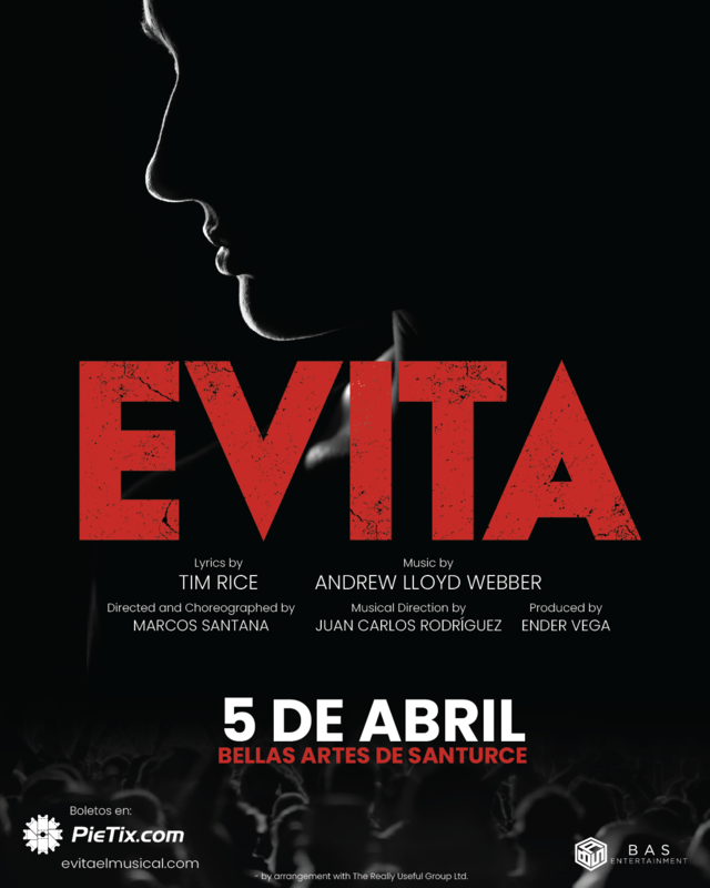 Conocido musical “Evita” llega a Bellas Artes de Santurce