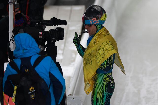 Atleta ucraniano de skeleton no podrá usar casco en homenaje a fallecidos por la guerra
