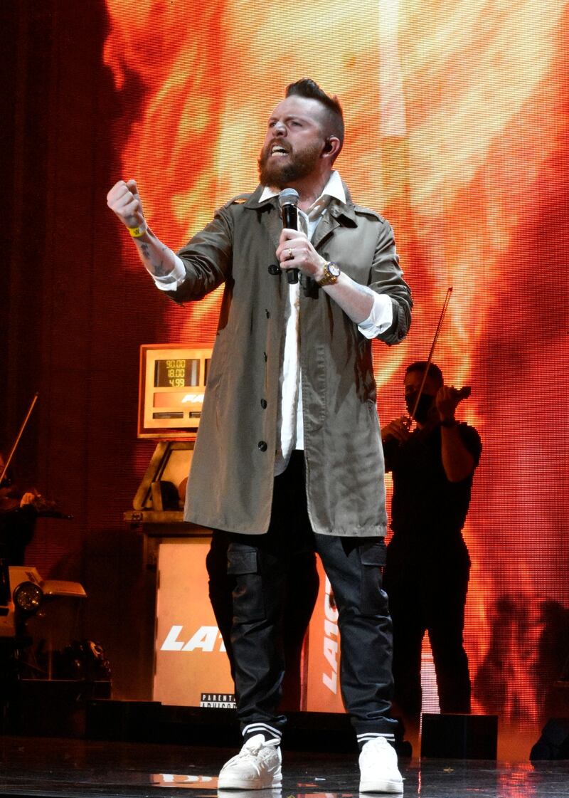 Daniel Habif en el concierto de Farruko en el Coliseo de Puerto Rico