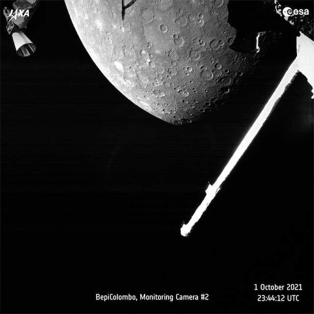 Nave espacial europeo-japonesa obtiene imagen de Mercurio