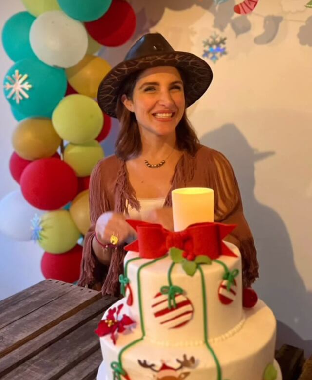 Katiria Soto comienza la celebración de su cumpleaños con un fiestón de campo