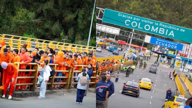Colombia protesta por deportación masiva de presos desde Ecuador sin previo aviso