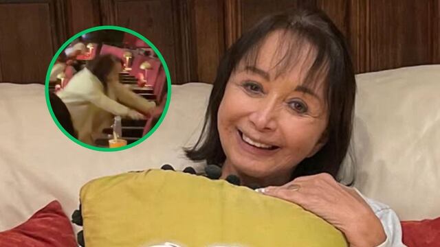 Video: María Antonieta de las Nieves sufre fuerte caída a pocos días de ser hospitalizada