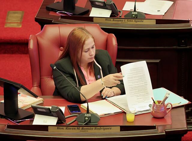 VIDEO: Senadora manda a callar a sus compañeros y asegura que habla en nombre de Dios