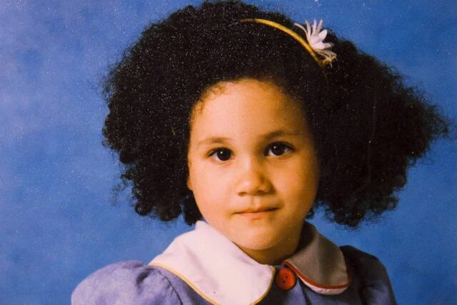 Con afro y muy diferente, así lucía Meghan Markle de pequeña