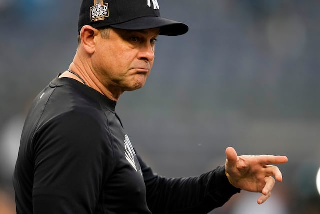 Aaron Boone admite fastidio por críticas a la defensa de Yankees