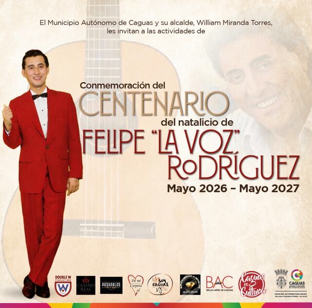 Caguas celebrará el centenario de Felipe “La Voz” Rodríguez