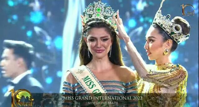 Brasil se lleva la corona dorada de Miss Grand International 2022
