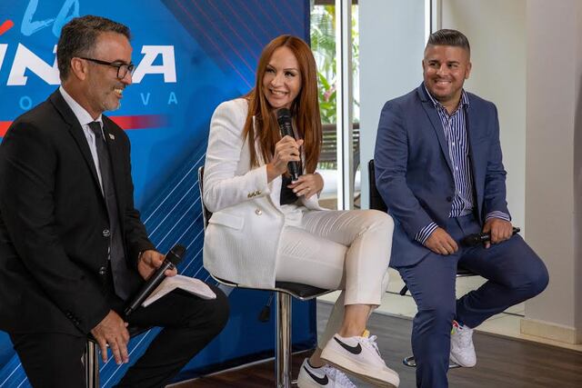Natalia Meléndez y Kefrén Velázquez estrenan programa deportivo que irá al aire todos los días