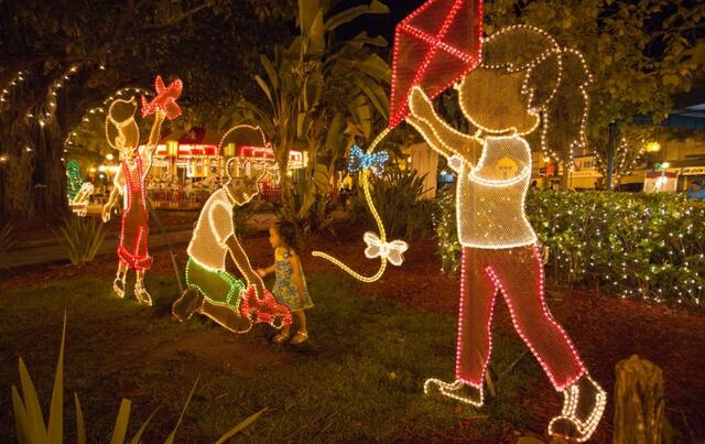 Navidad en la Plaza Santiago Palmer en Caguas