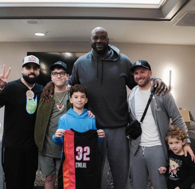 JJ Barea lleva a DJ Luian a conocer a Shaquille O’Neal