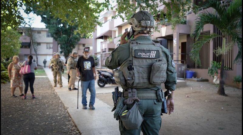 Operativo interagencial en Bayamón.