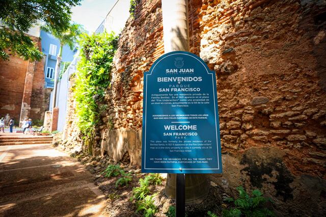 Reabre el Parque San Francisco en el Viejo San Juan