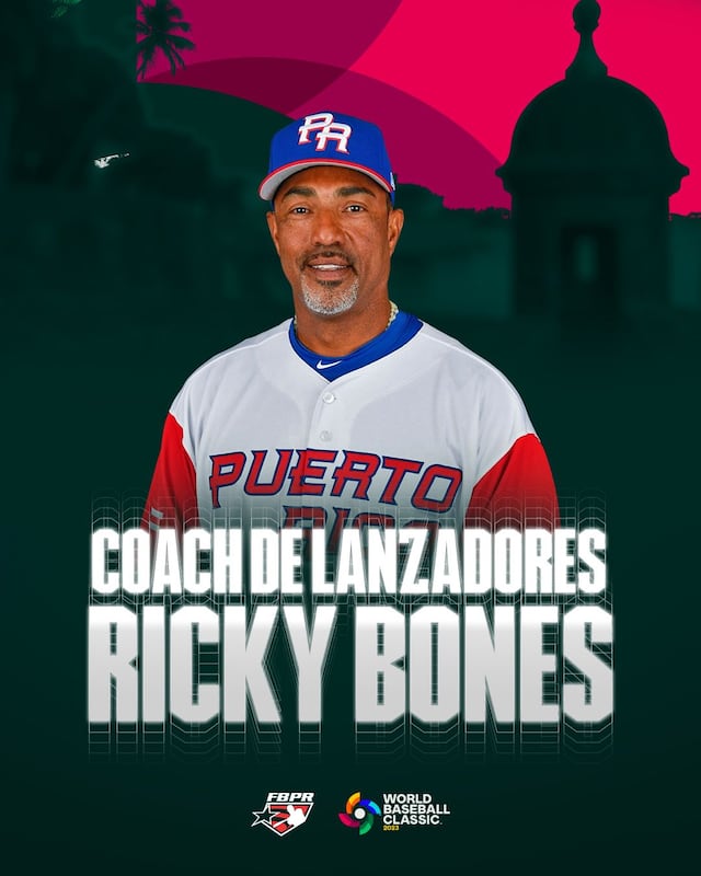 Ricky Bones repite como ‘coach’ de lanzadores de Puerto Rico