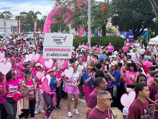 20 mil personas participan en la 19.ª edición de la Susan G. Komen “Race for the Cure”