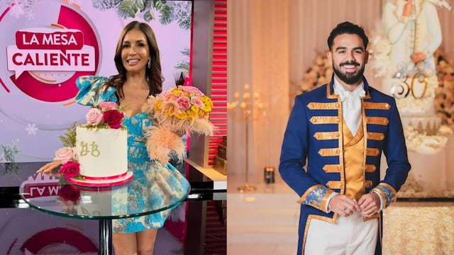Así festejaron Giselle Blondet y Carlos Adyan sus cumpleaños este fin de semana