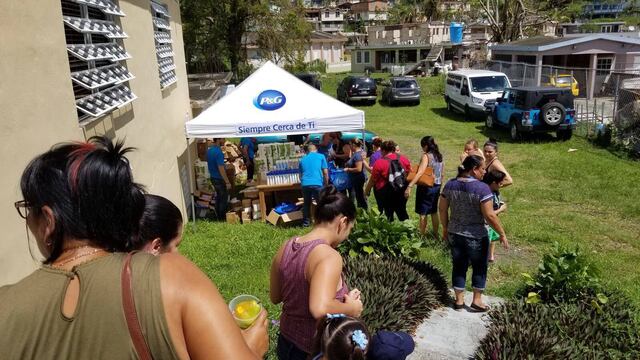 Distribución de productos de higiene y limpieza de P&amp;G GRATIS, y servicios médicos de primeros auxilio en UTUADO y SAN LORENZO