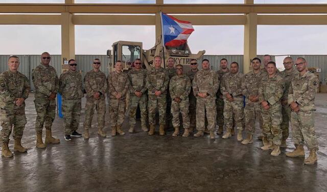 Guardias Nacionales en el Medio Oriente reciben visita de alto rango