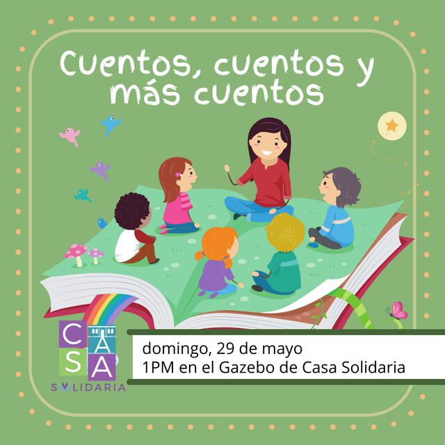 Invitan a actividad familiar “Cuentos, cuentos y más cuentos”