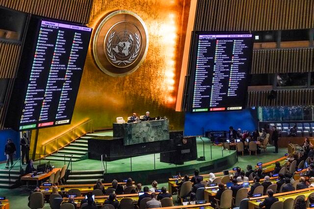 Asamblea General de la ONU pide “tregua humanitaria” en Gaza
