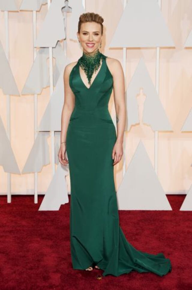 FOTOS: Scarlett Johansson y su despampanante look en los Oscar 2015