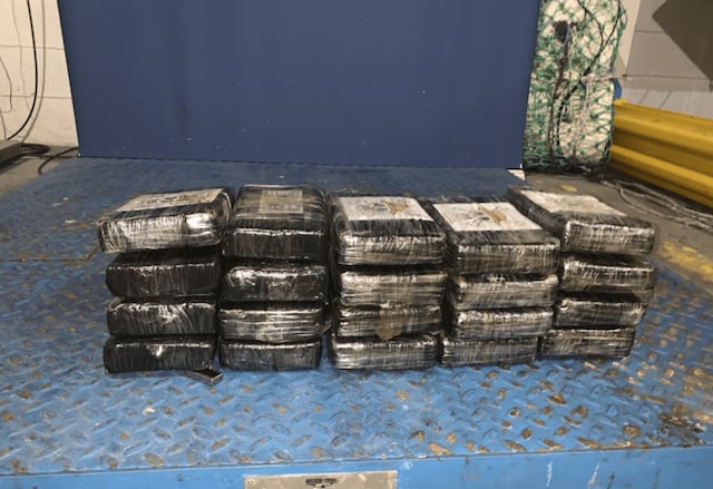CBP incauta 22.5 kilos de cocaína encontradas dentro de un barco que en San Juan